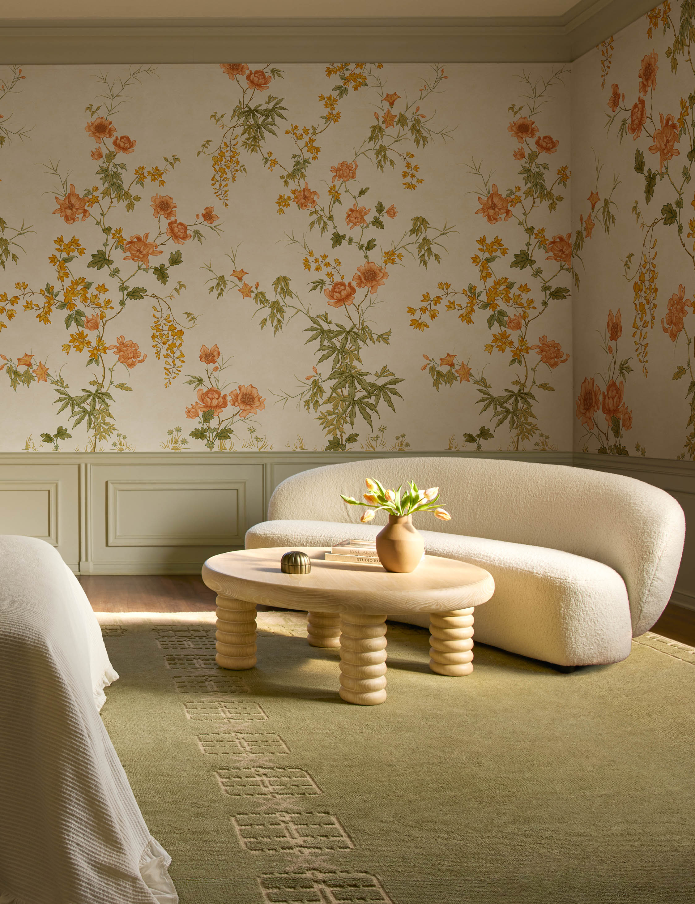 Fleurine Wallpaper Mural - Premium Peel & Stick Removable Wallpaper for Home Decor | Perfect for Living Room, Bedroom, Nursery & Office