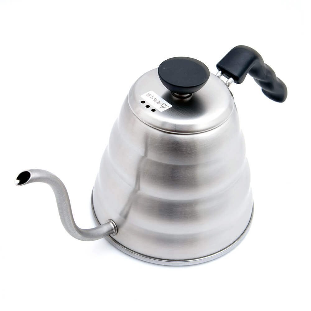 Hario Buono Drip Kettle - 1.2L Stainless Steel Gooseneck Pour Over Coffee Kettle for Precise Brewing - Perfect for Chemex, V60, and French Press Coffee Makers - Ideal for Home Baristas & Coffee Enthusiasts