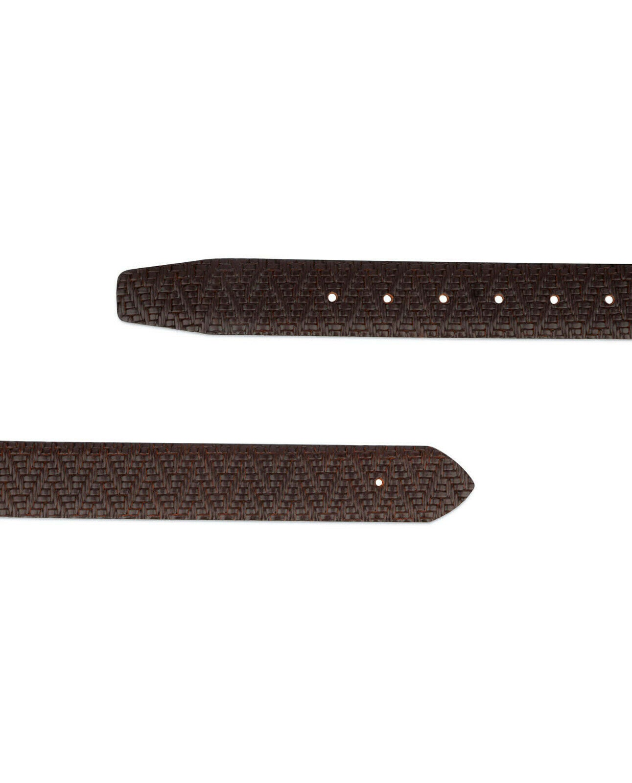 Genuine Leather Replacement Belt Strap for Dior 35mm Buckle - Men's Brown Adjustable Waistband | Perfect for Casual Wear, Office Attire & Formal Occasions