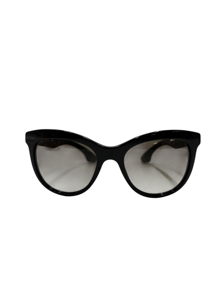 Miu Miu Crystal Rock SMU 10P Black Sunglasses for Women - Luxury Designer Shades with UV Protection - Perfect for Beach, Driving & Fashion Outfits