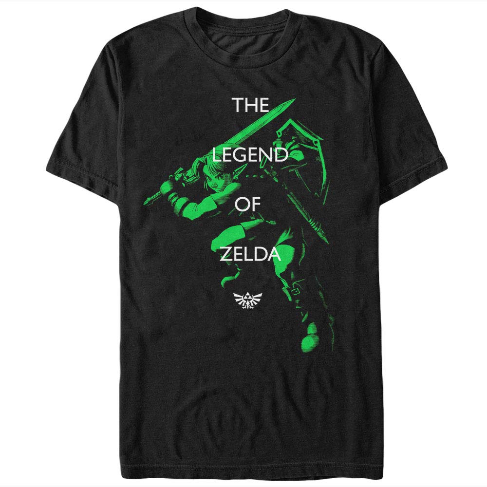 Men's Nintendo The Legend of Zelda Lives Graphic T-Shirt - Casual Gaming Tee for Fans & Collectors - Perfect for Cosplay, Conventions & Everyday Wear