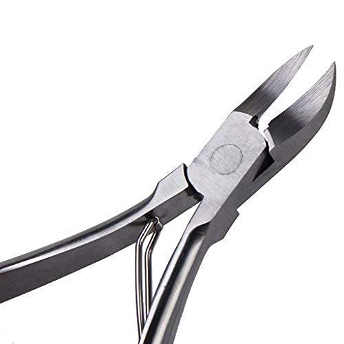 HimPrincy Professional Stainless Steel Cuticle Nippers - Precision Nail Cutter & Clipper for Manicure, Pedicure & Nail Art - Perfect for Salon, Home & Travel Use