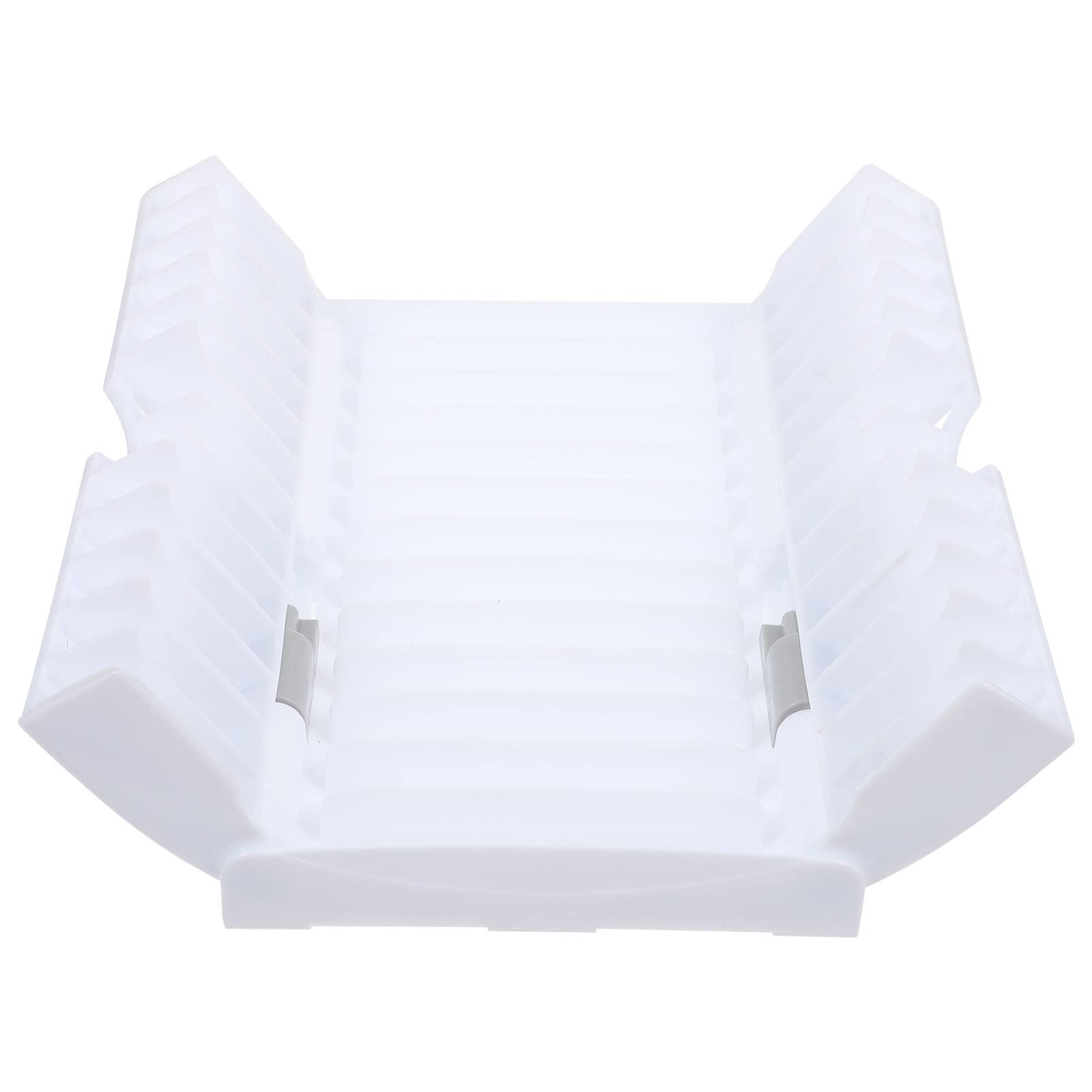 Cabilock Foldable Dish Drying Rack - Space-Saving Plastic Utensil Holder & Dish Drainer for Kitchen Counter, Perfect for Small Spaces and Home Organization