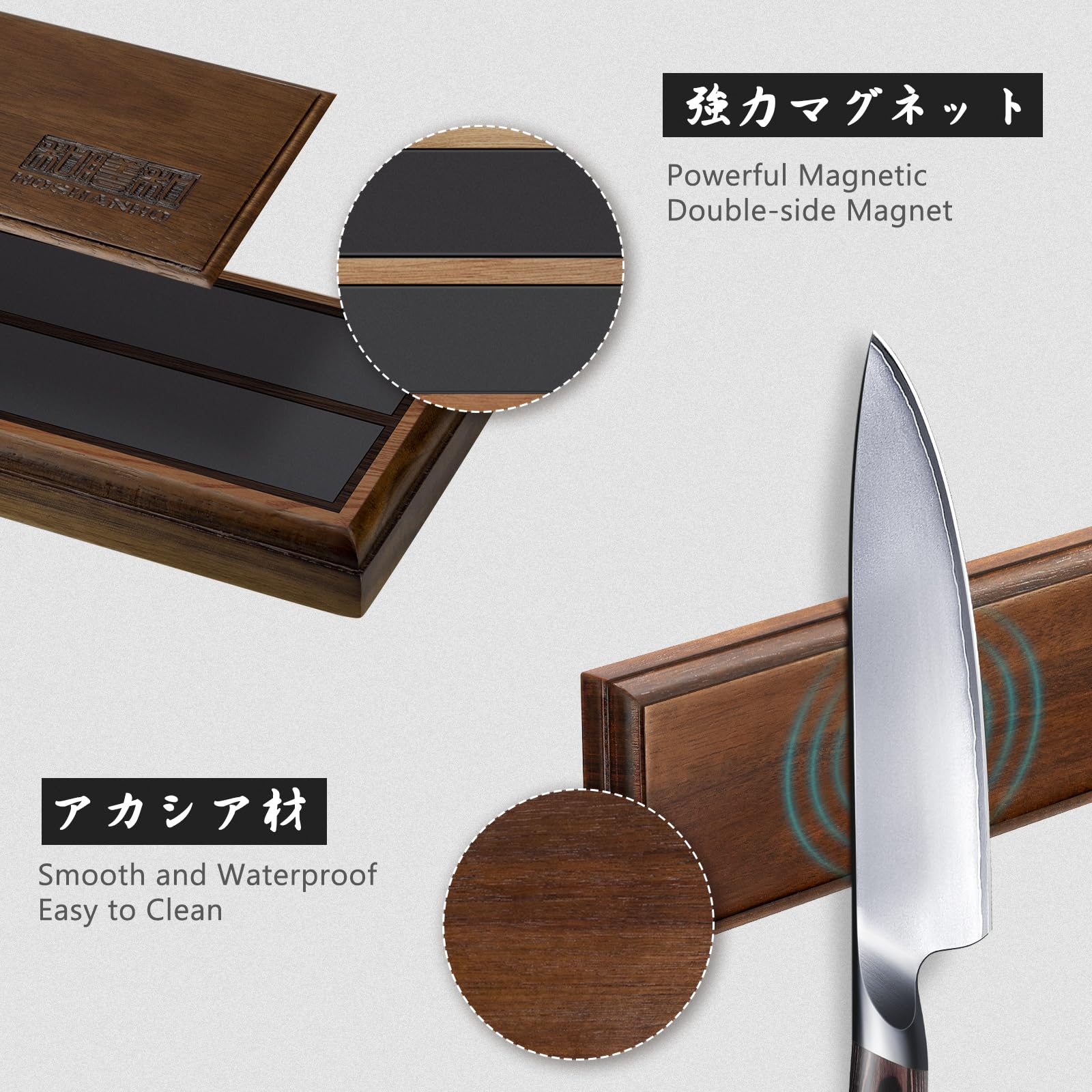 6-Piece Japanese High Carbon Stainless Steel Knife Set with Magnetic Holder - Ultra Sharp Professional Chef Knives for Slicing, Dicing & Food Prep - Perfect for Home Kitchens & Culinary Enthusiasts