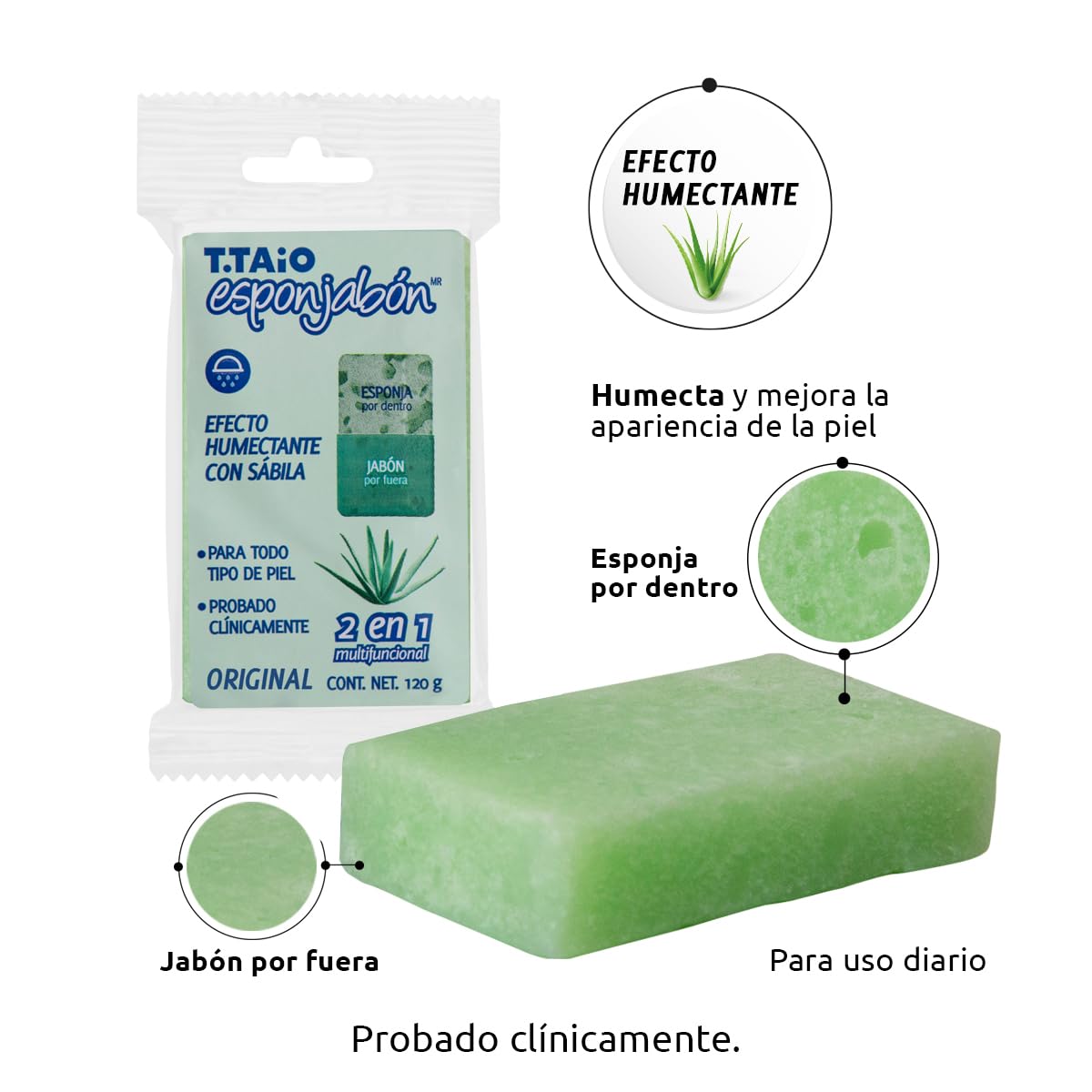 Aloe Vera Soap Sponge 10 Pack - Gentle Exfoliating & Cleansing for Face & Body - Perfect for Sensitive Skin & Daily Skincare Routine