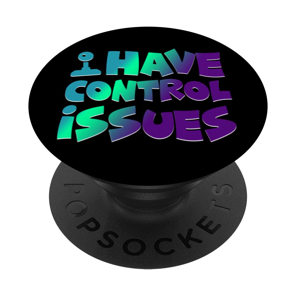 Funny Video Game Controller PopSockets PopGrip - Swappable Phone & Tablet Grip for Gamers | Perfect Gaming Gift for Console & PC Players