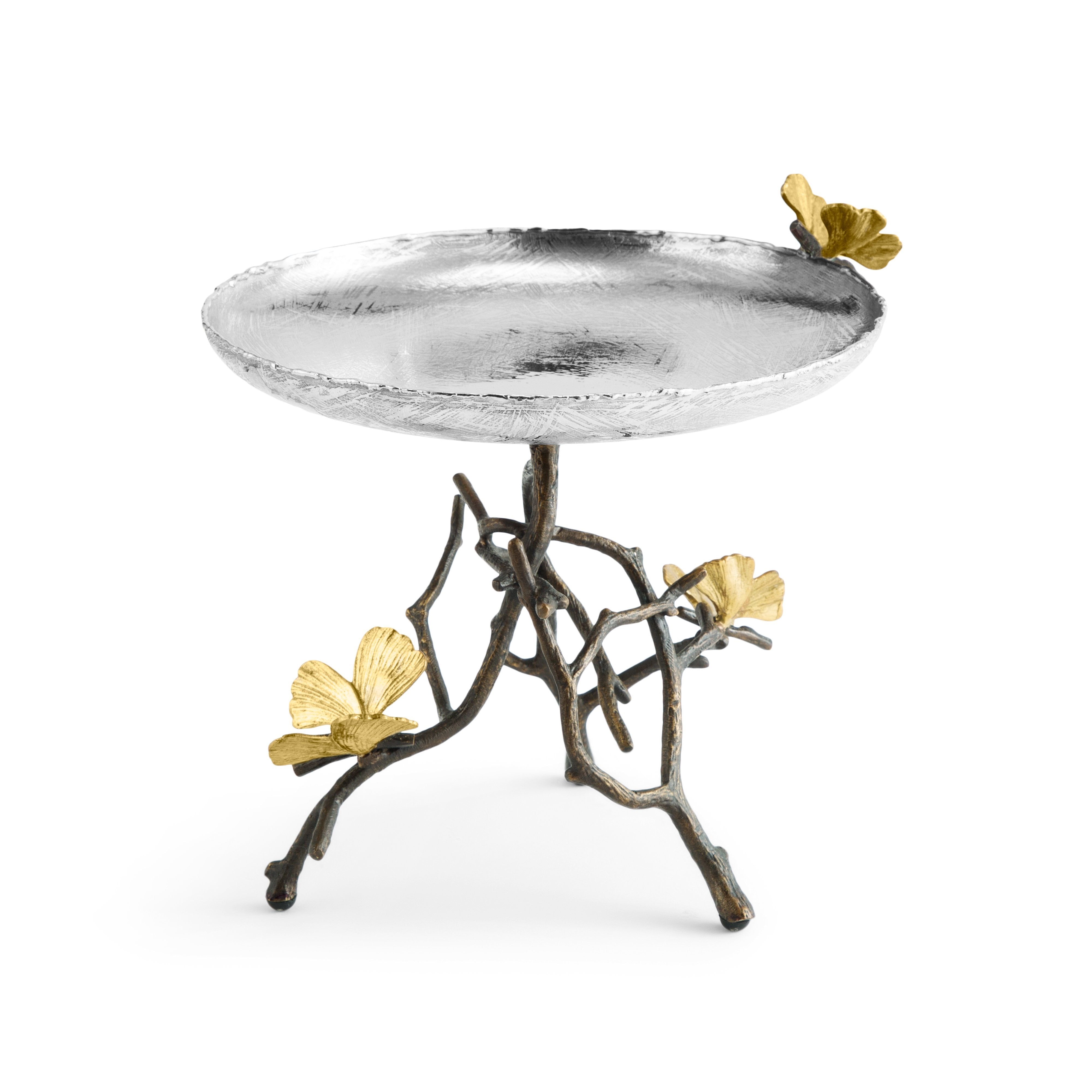 Elegant Butterfly Ginkgo Leaf Candy Dish - Decorative Serving Bowl for Home, Party & Wedding - Perfect for Chocolates, Sweets & Snacks