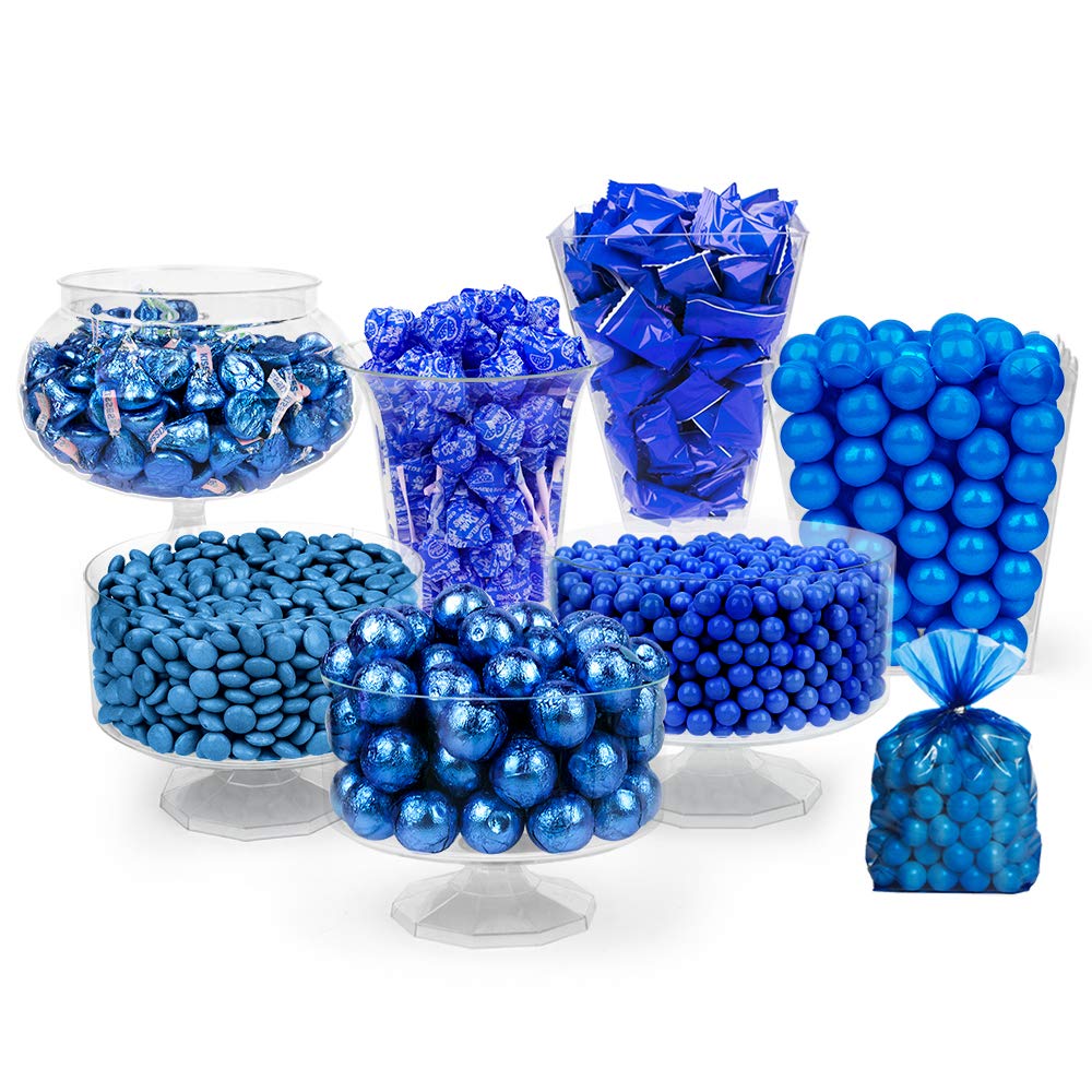 Dark Blue Candy Buffet Supplies - 12 lbs Bulk Candy for Weddings, Parties & Events - Premium Blue Candy Table Decorations