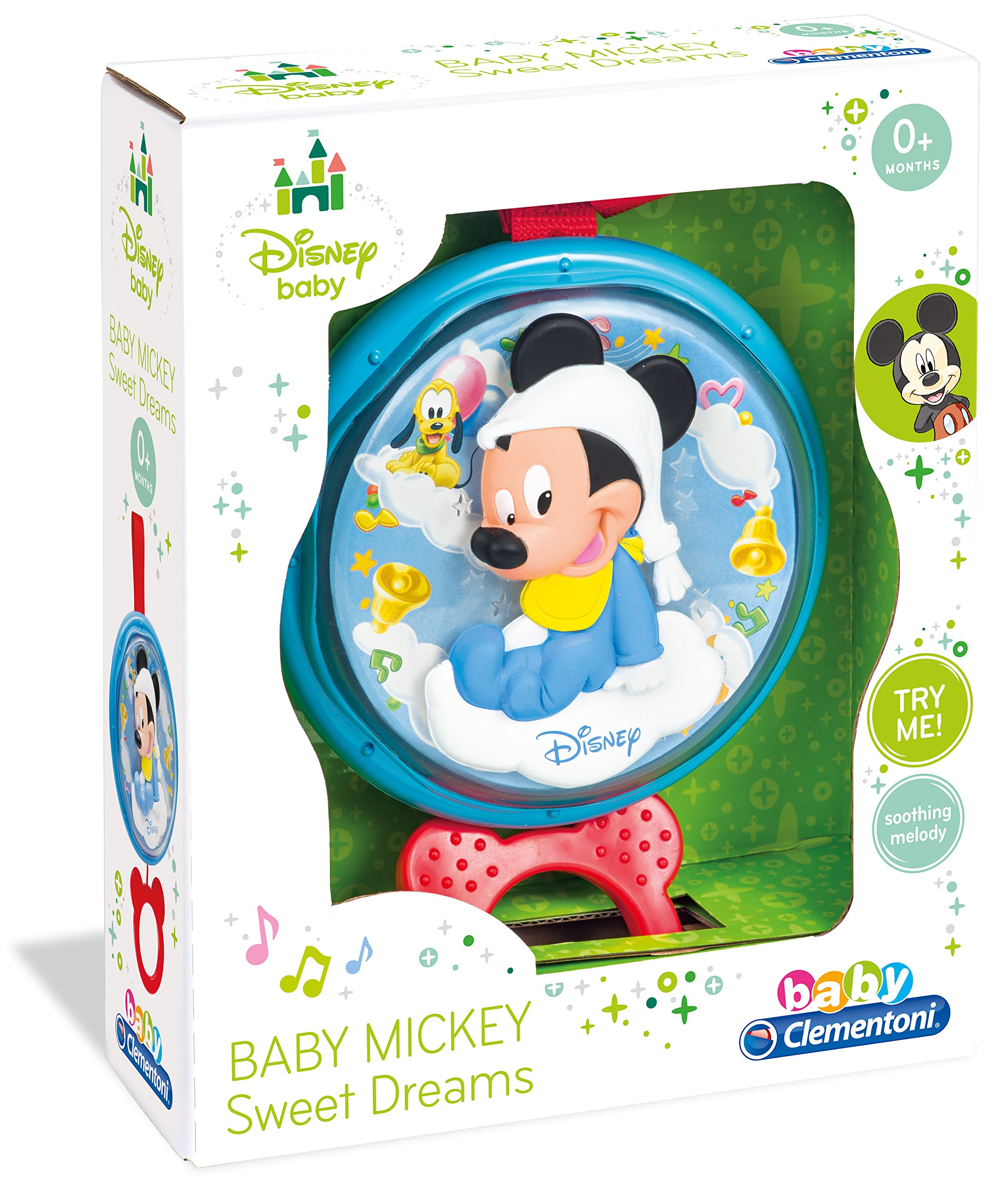 Disney Baby Sweet Dreams Musical Mickey Plush Toy - Cute & Soft Stuffed Animal for Newborns & Toddlers | Perfect Nursery Gift, Bedtime Companion & Baby Shower Present