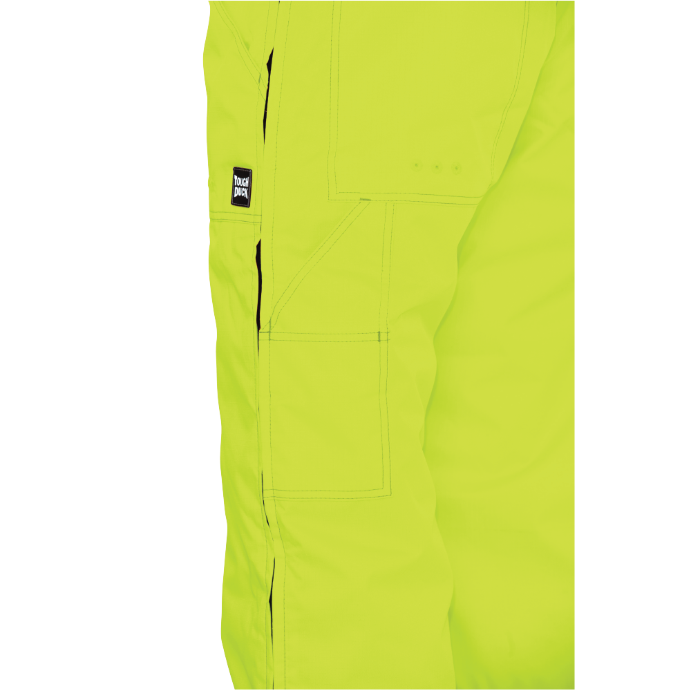 Tough Duck Ripstop Insulated Safety Bib Overall S876 - Heavy Duty Workwear for Construction, Farming & Outdoor Jobs - Waterproof & Durable Coveralls for Cold Weather Protection