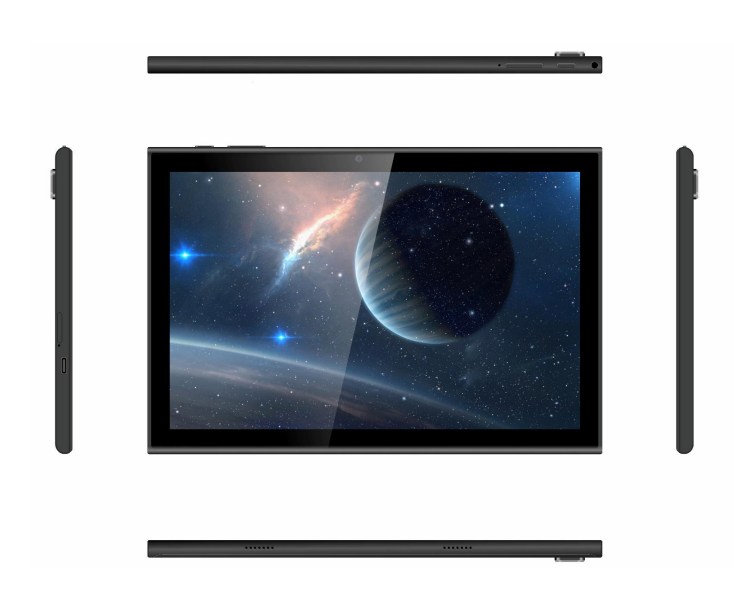 DIALN S10 4G LTE Android Tablet - 10.1 Inch HD Display, 64GB Storage, Dual SIM, GPS - Perfect for Work, Travel & Entertainment