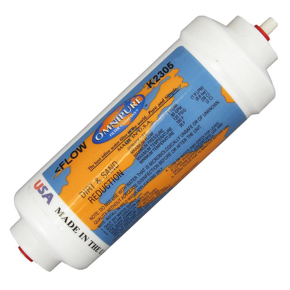OMNIPURE K2305 JJ Sediment Water Filter Cartridge Replacement - High Capacity 10