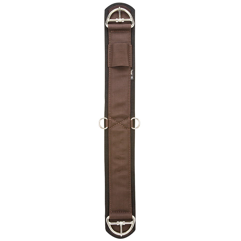 36 Inch Brown Weaver Leather Horse Tack Felt Lined Deluxe Super Cinch Girth - Premium Equestrian Gear for Western Riding, Trail & Show Horses