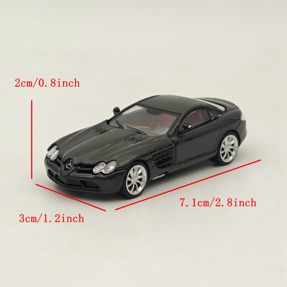 1/64 Scale Stance Hunters Mercedes-Benz McLaren SLR Black Legend Series Diecast Model Car - Rare Collectible for Car Enthusiasts & Display Showcase