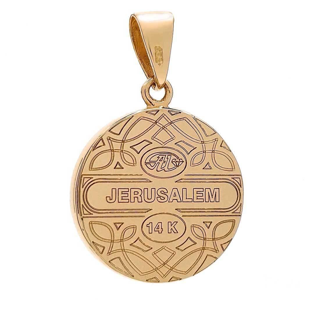 14K Yellow Gold Tree of Life Diamond Pendant Necklace - Handmade Jewelry from Jerusalem - Perfect for Women's Gifts, Anniversaries & Spiritual Occasions