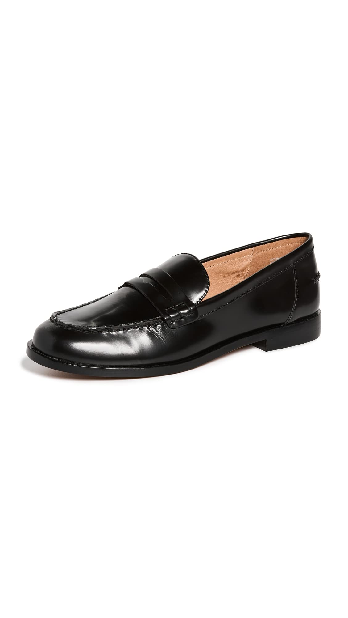 Madewell Women's Billie Clean Loafers - Comfortable Leather Slip-On Shoes for Casual Wear, Office & Travel | Classic Flat Shoes for Women