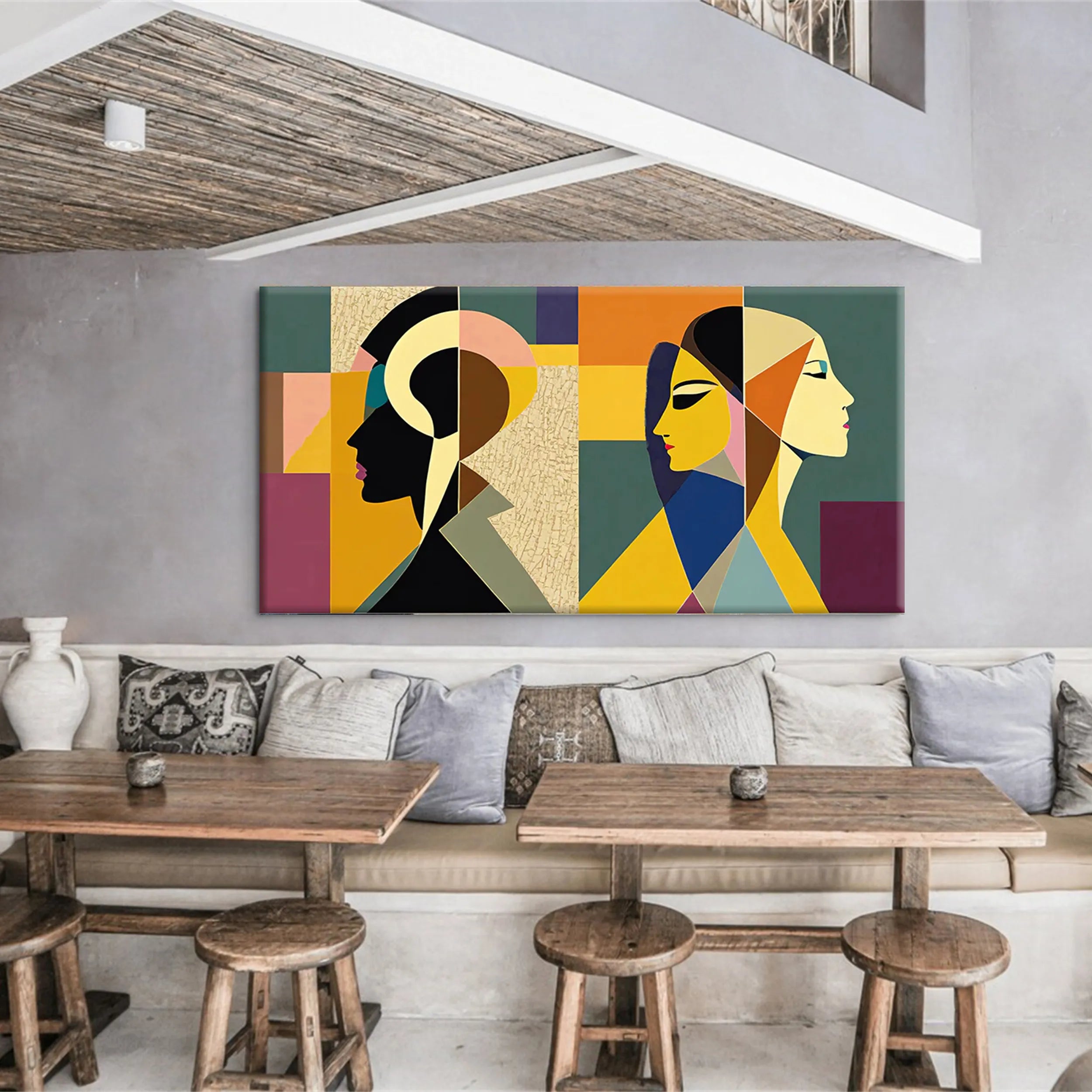 Abstract Painting #AB 133 - Modern Wall Art for Home & Office Decor - Perfect for Living Room, Bedroom or Workspace