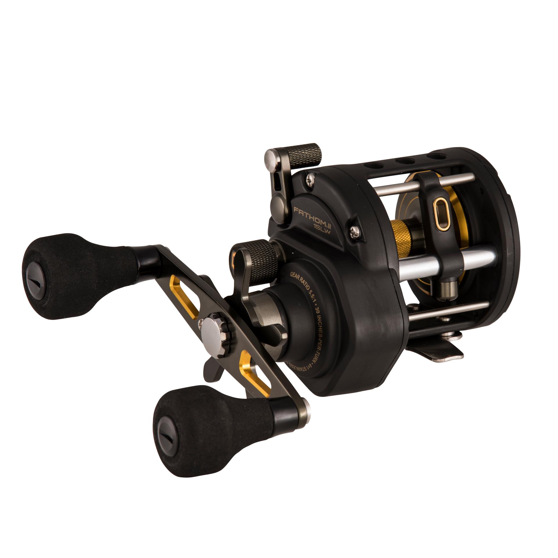 PENN Fathom™ II Level Wind Conventional Fishing Reel - Saltwater & Freshwater Trolling Reel for Offshore & Inshore Fishing
