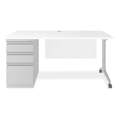 Alera® Modern Teacher Series Left Side Pedestal Desk with Box/Box/File Storage - 60