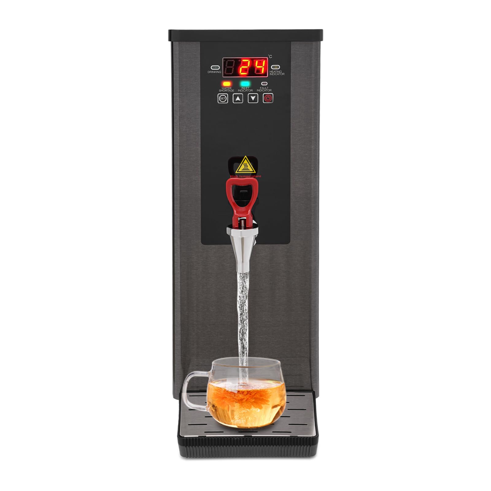 Commercial Electric Hot Water Dispenser 20L/5.28Gal - 3000W Fast Boiling Water Boiler for Tea, Coffee, Dessert Shops & Hotels (45L/H Output) - Perfect for High-Demand Beverage Service and Food Preparation