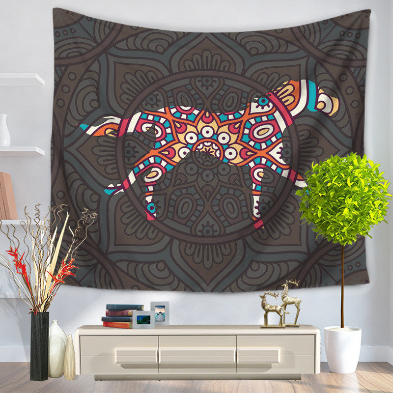 Tapestry Nation GT1097 - Premium Hanging Beach Tapestry, Decorative Wall Cloth for Living Room, Bedroom & Outdoor Use - Sandy Beach Design Carpet for Home Decor