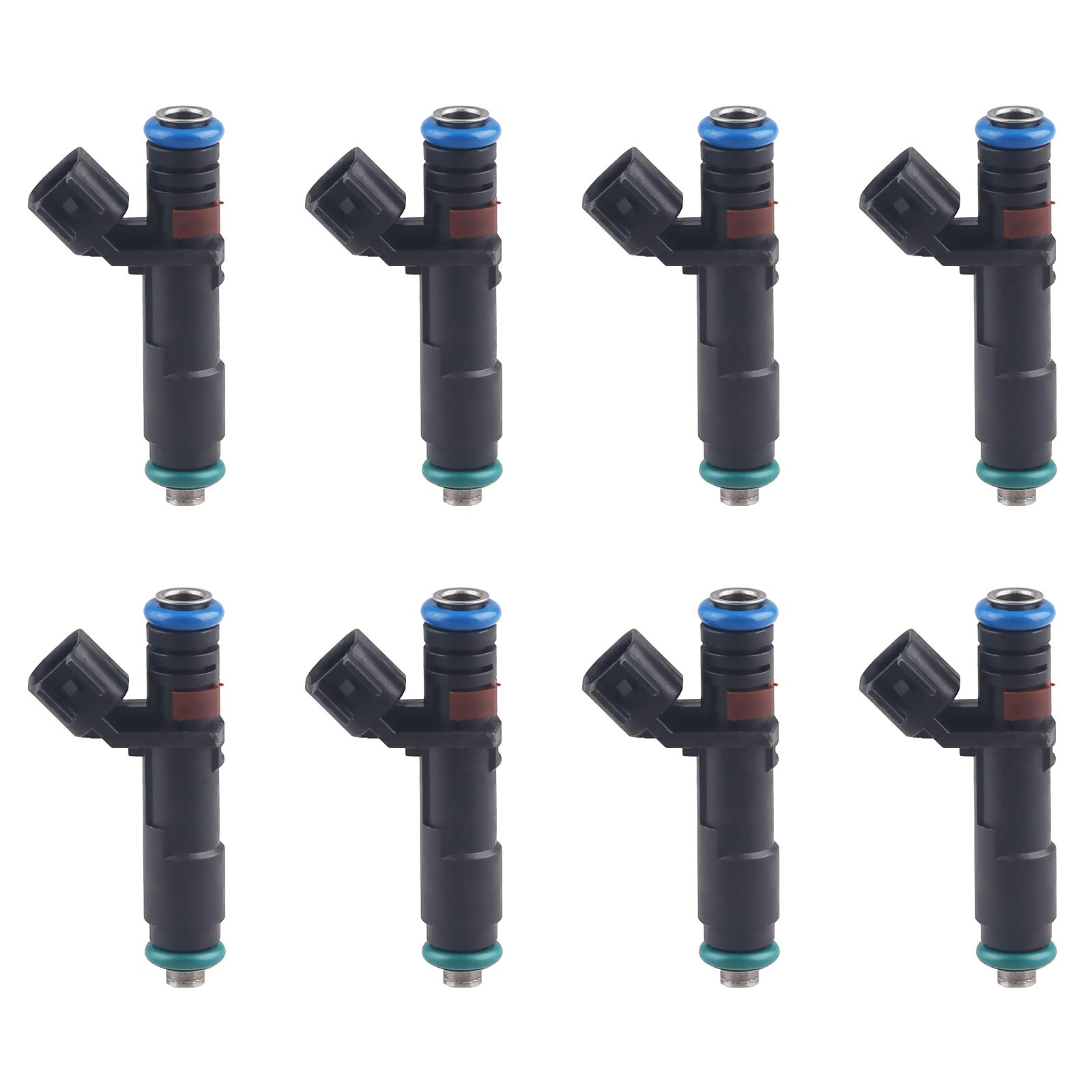 JDMON 8-Pack Fuel Injectors Compatible with Ford F150 F250 F350 Expedition Super Duty & Lincoln Navigator 5.4L V8 (2005-2007) - Replacement for 5C3Z9F593DA 5C3Z9F593DC 8S4Z9F593A FJ817 - Improve Engine Performance & Fuel Efficiency for Trucks & SUVs