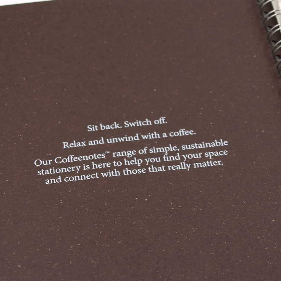 Coffeenotes Medio Wiro Notebook - Spiral Bound Hardcover Journal for Writing, Sketching & Note Taking - Perfect for Office, School & Travel Use