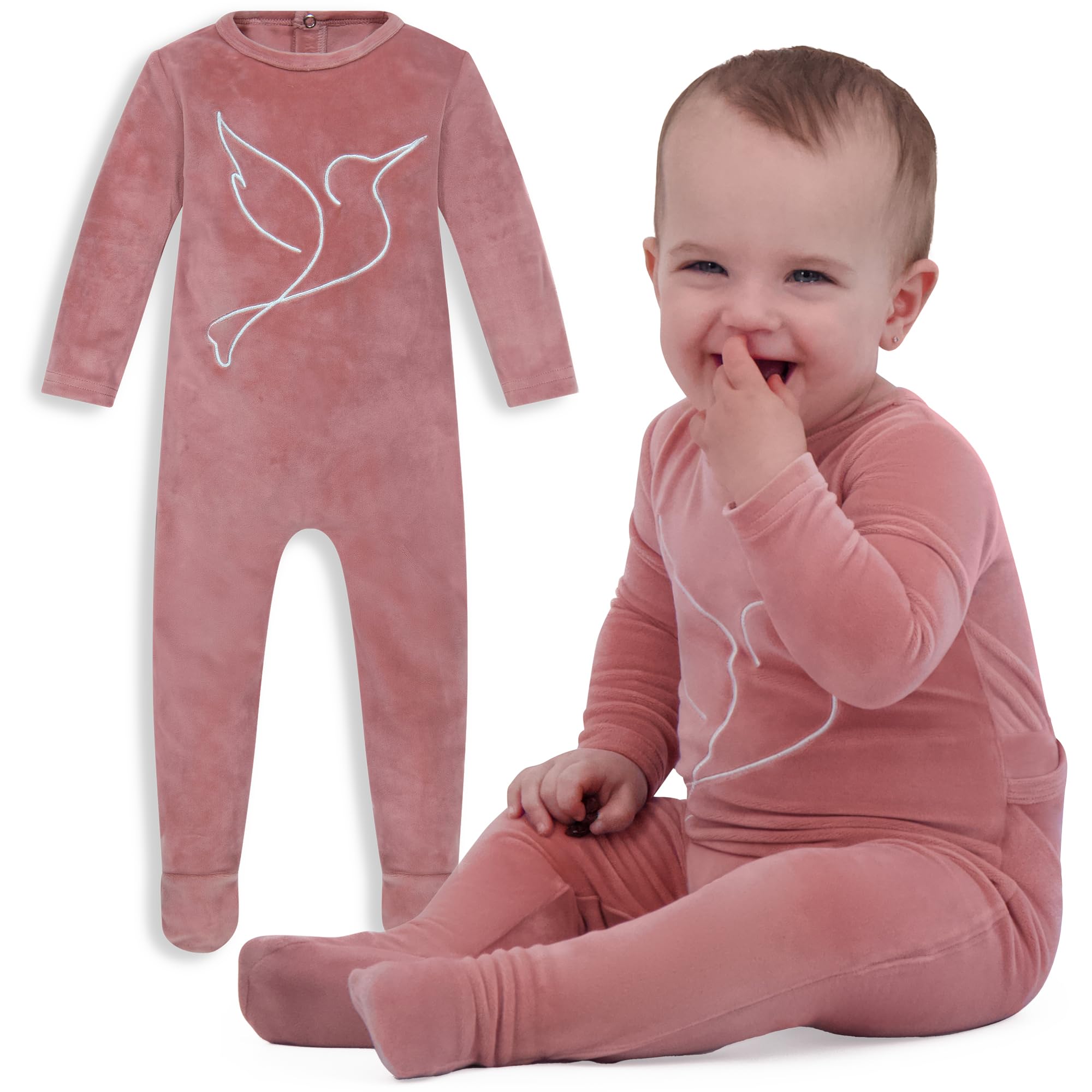 Baby Pajamas for Boys & Girls - Soft Cotton Footie Sleepers with Non-Slip Grips | Cozy One-Piece Onesie for Newborns & Toddlers - Perfect for Bedtime, Playtime & Winter Snuggles