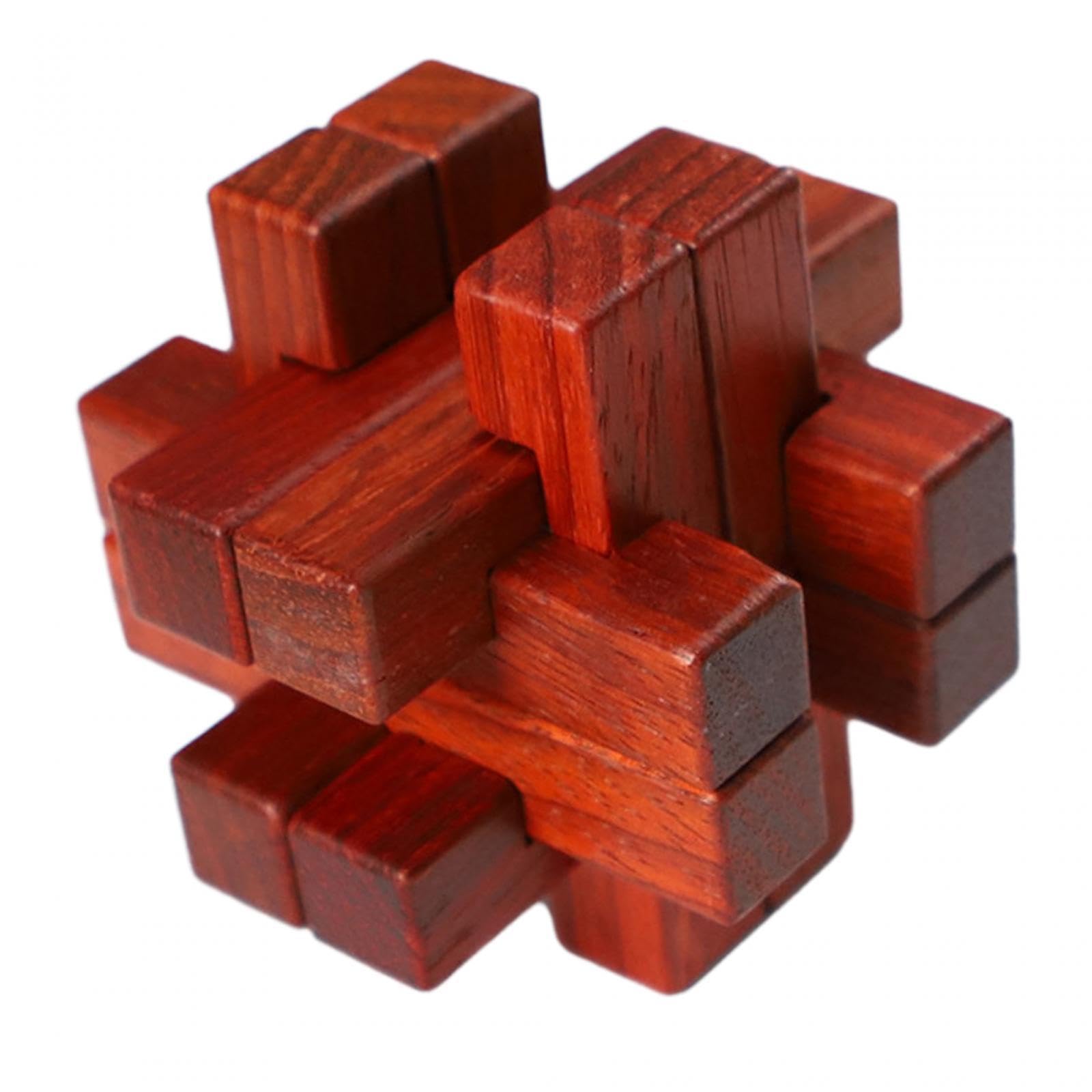Enakshi Wooden Brain Teaser Puzzle Toy - Fun Family Game for Kids & Adults | Perfect Birthday & Christmas Gift | Educational STEM Toy for Problem Solving & Logic Skills | Great for Parties, Travel & Indoor Activities