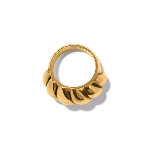 Brighton Athena Gold Tone Ring - Elegant Fashion Jewelry for Women, Perfect for Parties, Weddings & Everyday Wear