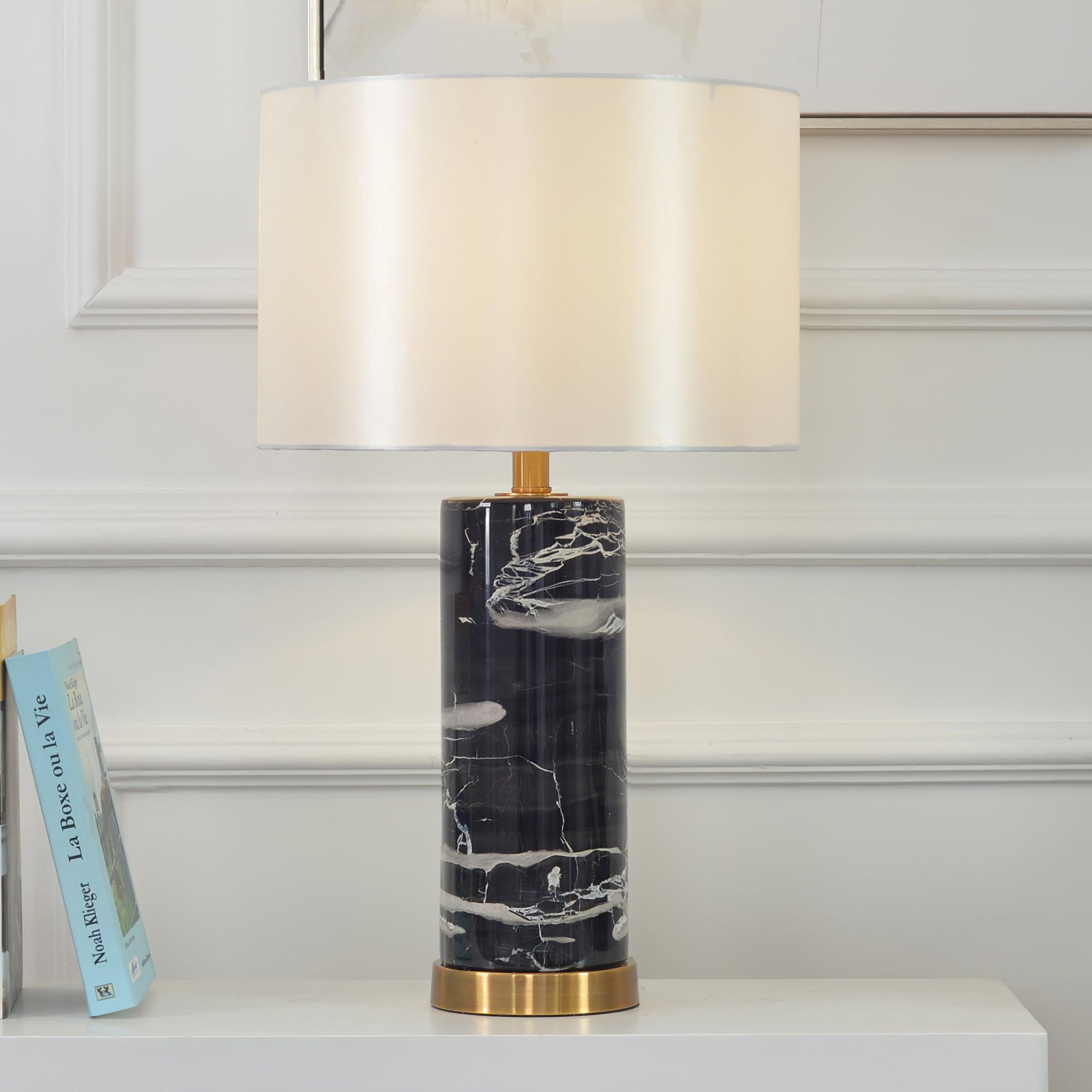 Modern Cliff Table Lamp - Adjustable LED Desk Light for Home Office, Bedroom & Study - Warm White & Cool White Dimmable Lighting for Reading, Working & Relaxing