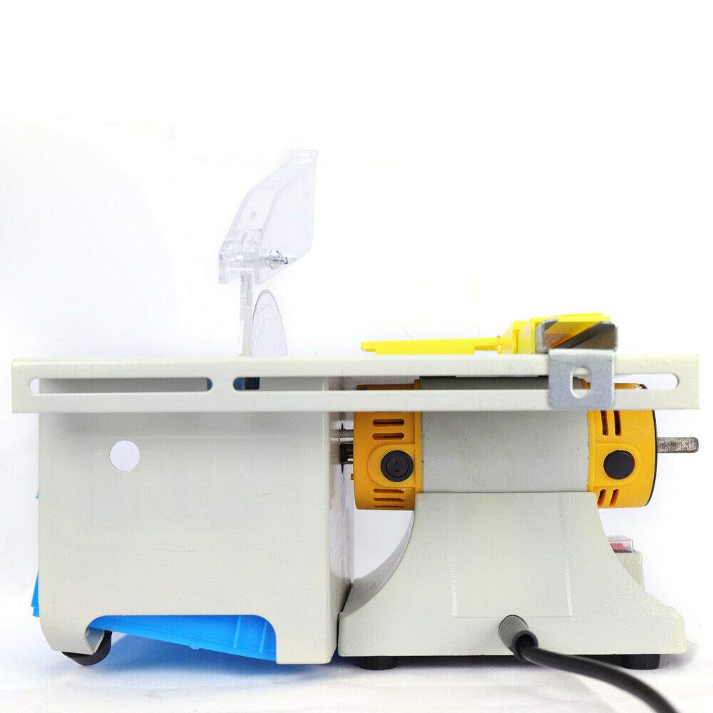 10,000 RPM Benchtop Table Saw & Mini Polisher - DIY Jewelry, Lapidary, Gem, Rock & Woodworking Tool for Engraving, Carving, Sanding & Cutting - Perfect for Home Workshops & Craft Projects