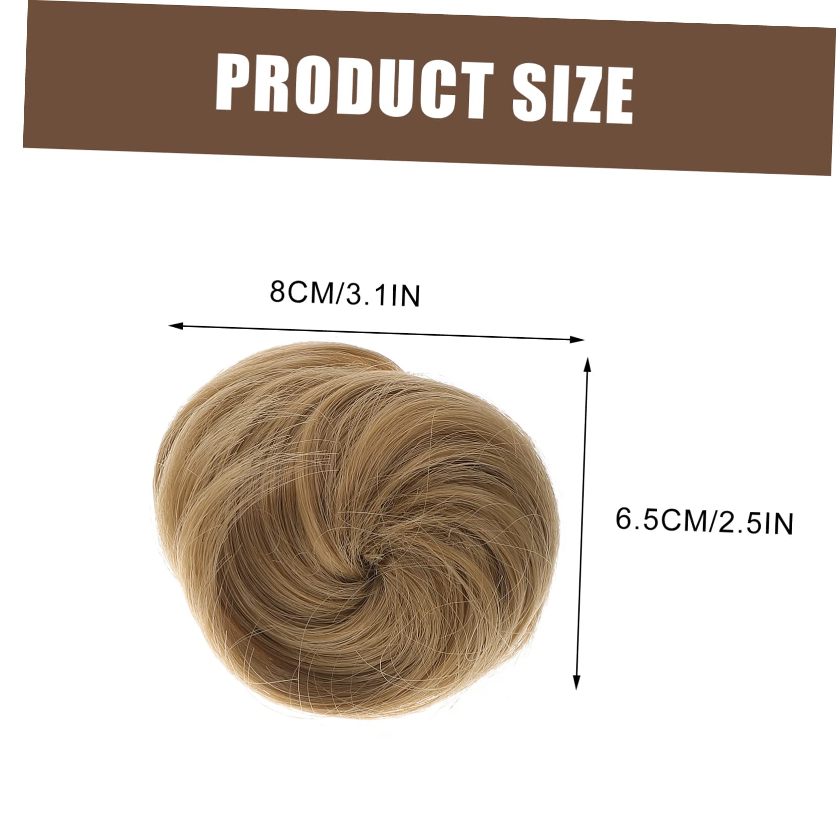 LALAFINA Hair Bun Extension - Fake Straight Hair Buns for Ponytail & Updo Hairstyles | Perfect for Weddings, Parties & Everyday Styling