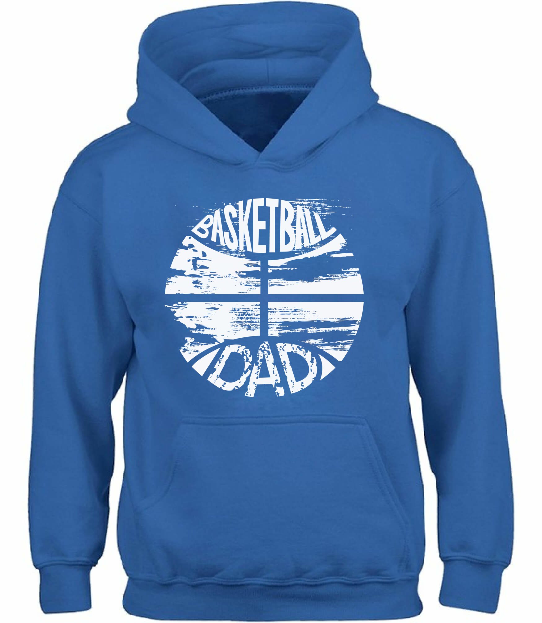 Basketball Dad Hooded Sweatshirt - Comfortable Cotton Pullover Hoodie for Fathers Day Gifts - Perfect for Game Day, Casual Wear & Sports Enthusiasts