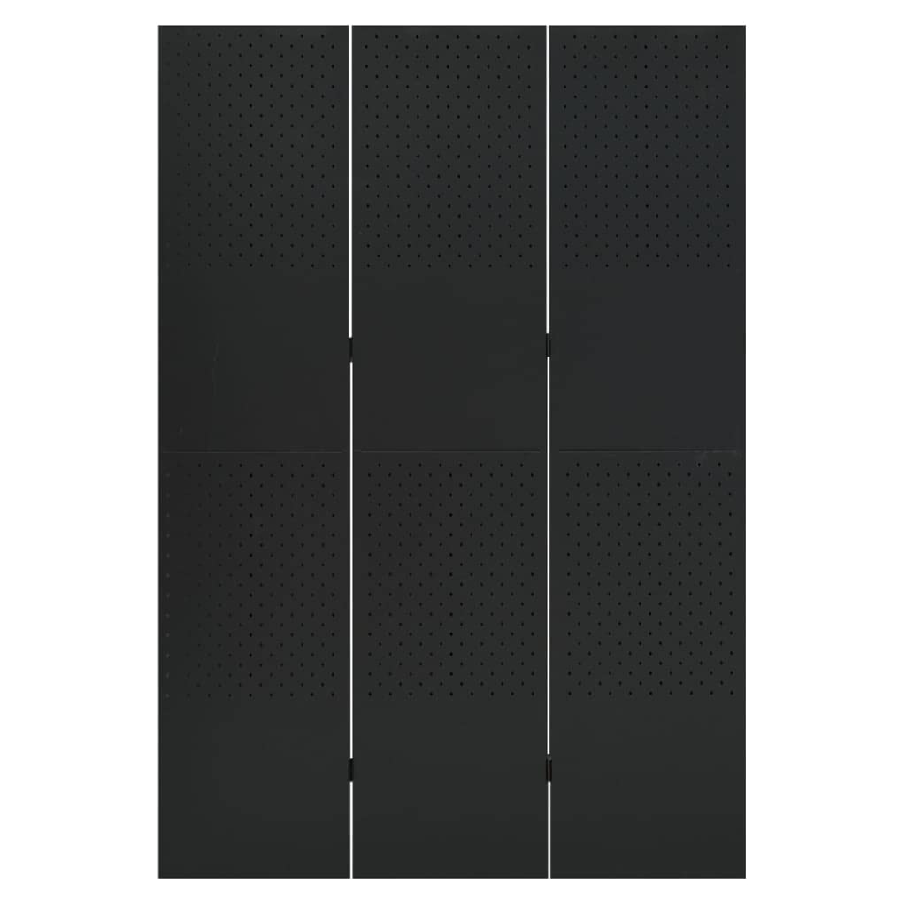 3-Panel Folding Room Divider Privacy Screen - 47.2