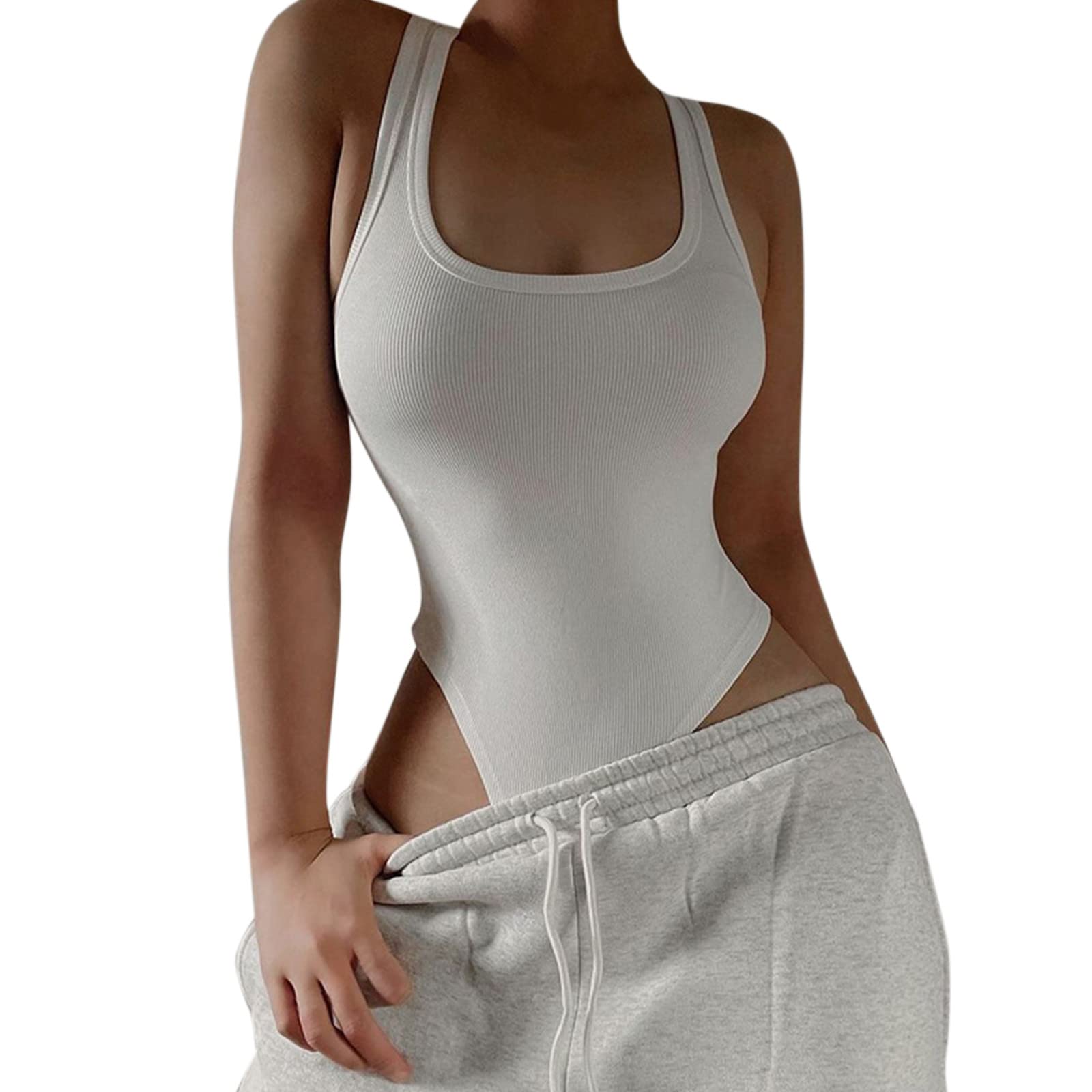 Women's Sexy Halter Sports Jumpsuit - Spring Yoga Vest Workout Outfit for Gym, Running & Casual Wear | Breathable & Comfortable Activewear