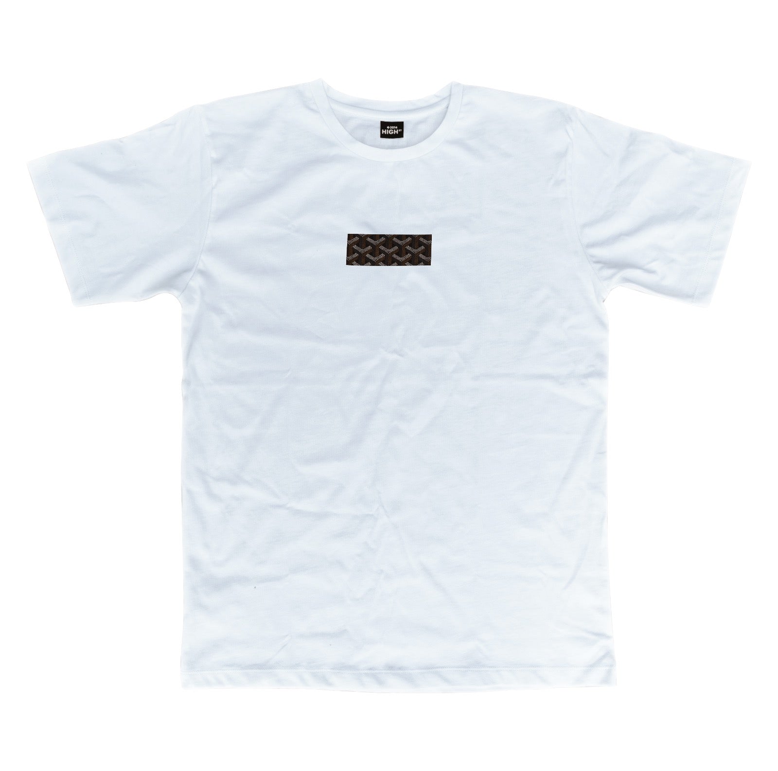 High Street NY Goya'll Box Tee - White & Black Graphic T-Shirt for Men | Streetwear Fashion | Casual Wear & Urban Style Outfits