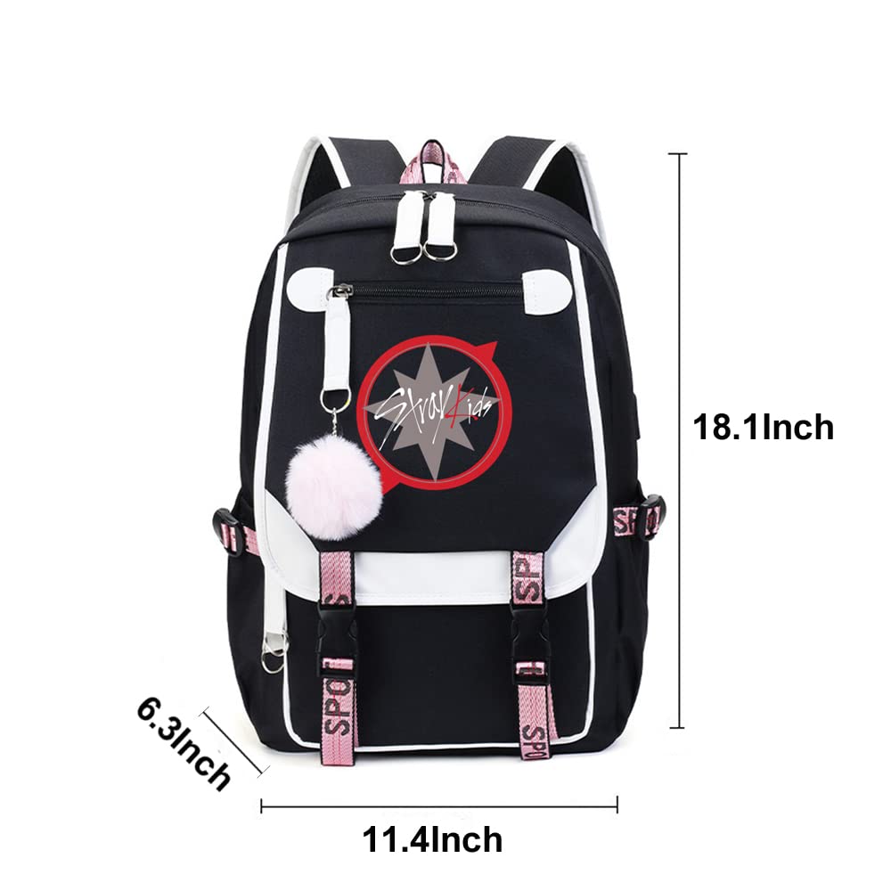 Stray Kids Backpack - Kpop Merch Laptop Bag for School & Travel
