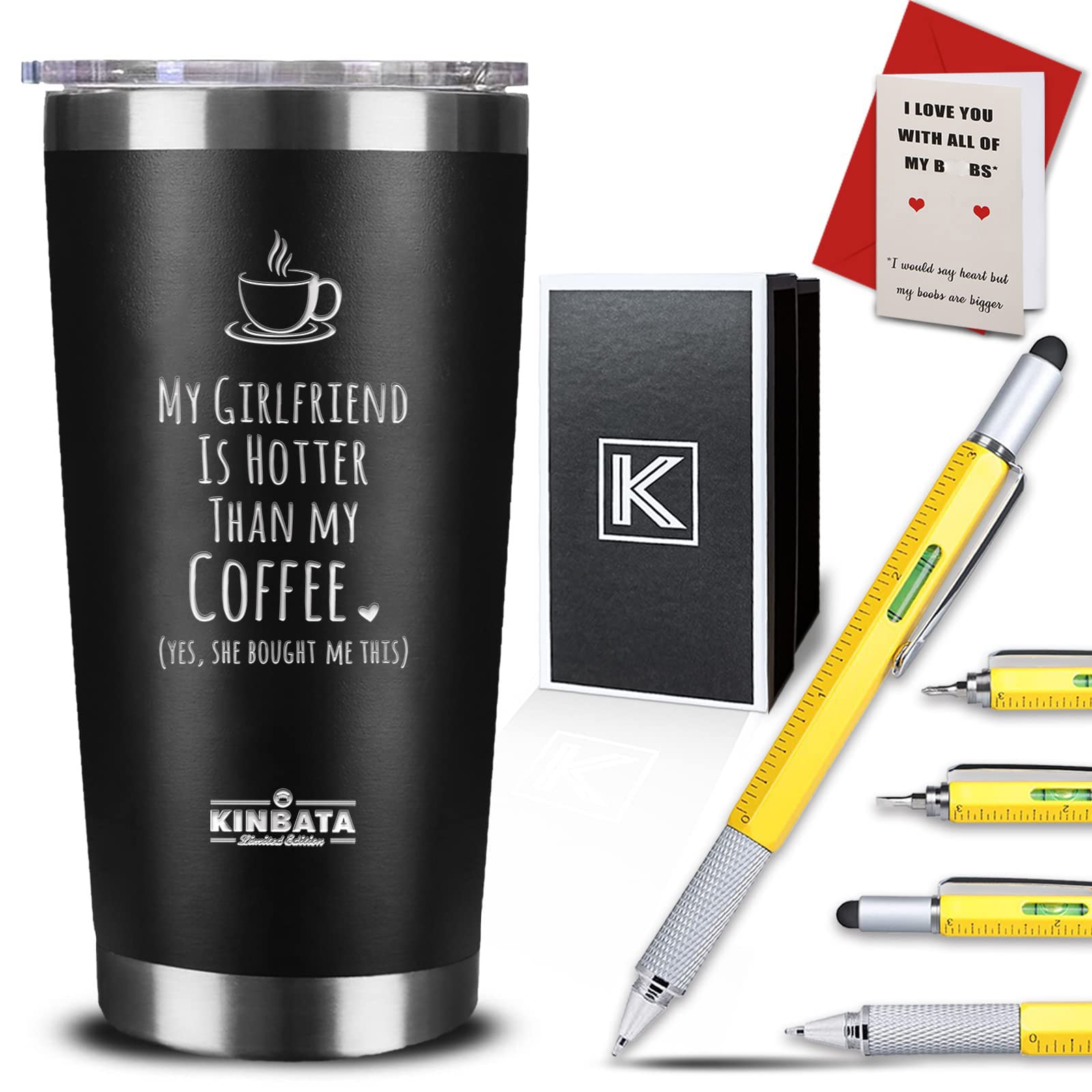 Boyfriend Gift Set - Valentine's Day & Anniversary Presents for Him | Christmas Gifts from Girlfriend