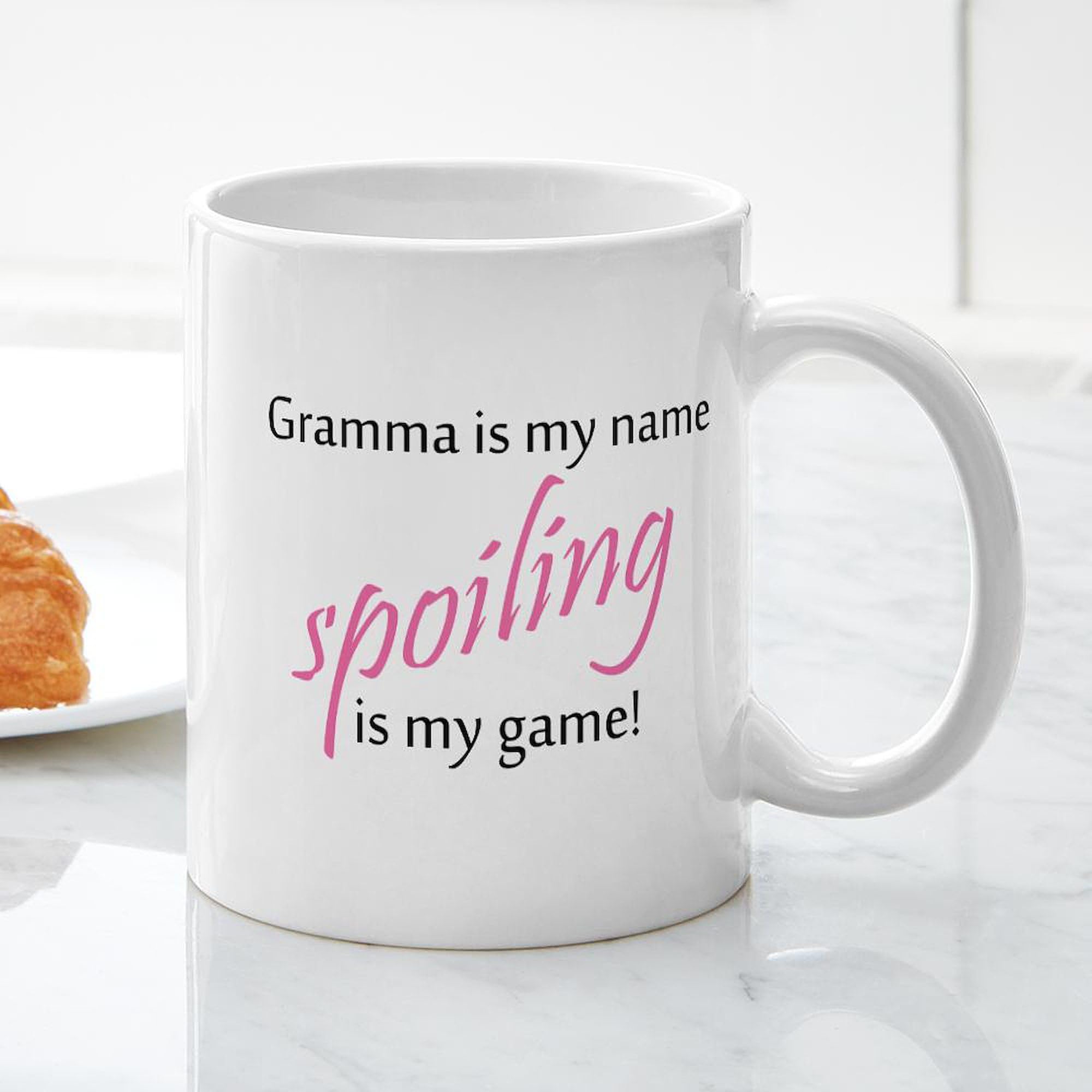 Gramma Pink Ceramic Coffee Mug 11 oz (325 ml) - Perfect for Tea, Hot Chocolate & Gifts - Ideal for Grandmothers, Mothers Day & Family Gatherings