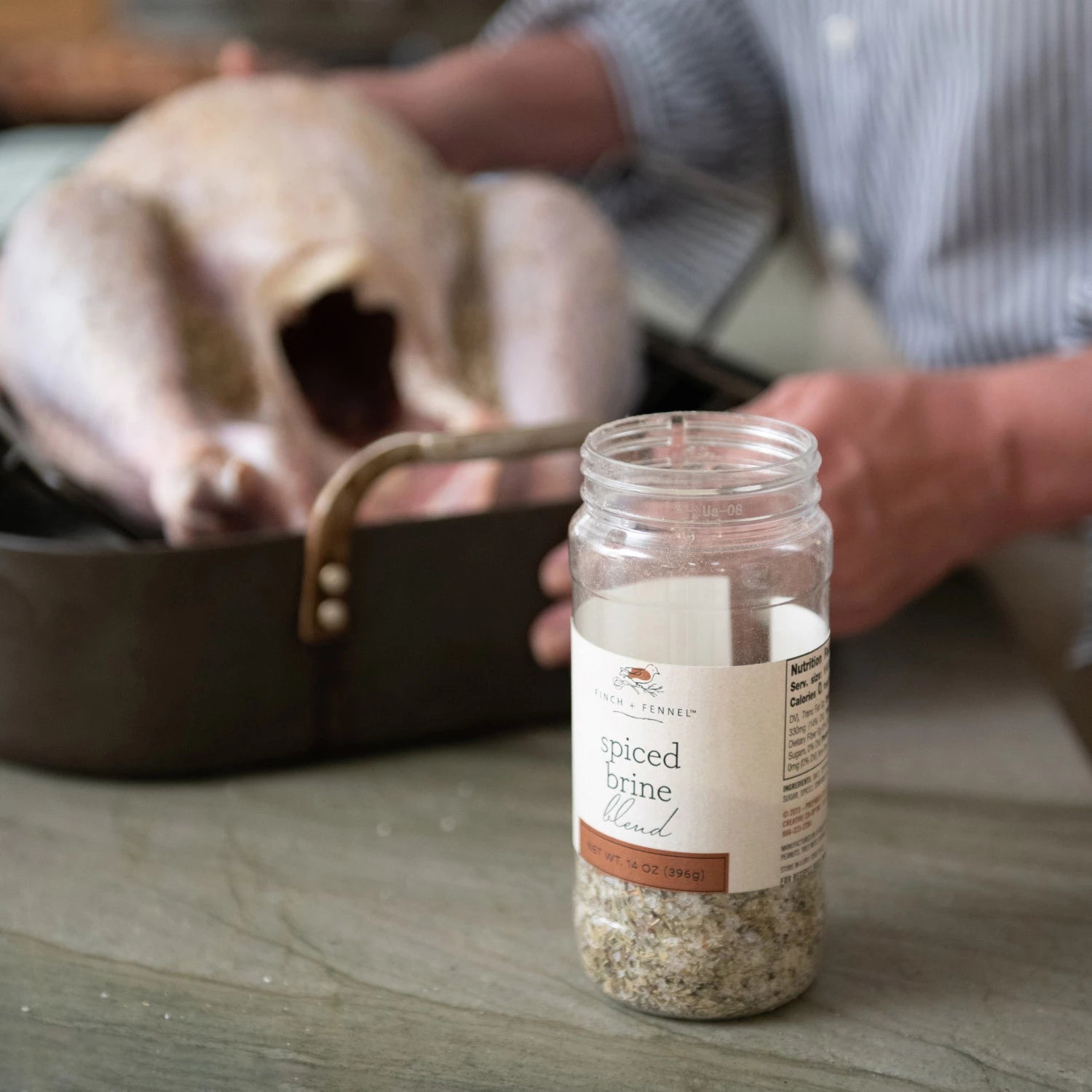 Premium Spiced Brine Blend for Meat & Seafood - All-Natural Seasoning for Smoking, Grilling & Roasting - Perfect for Thanksgiving Turkey, BBQ Ribs & Holiday Meals