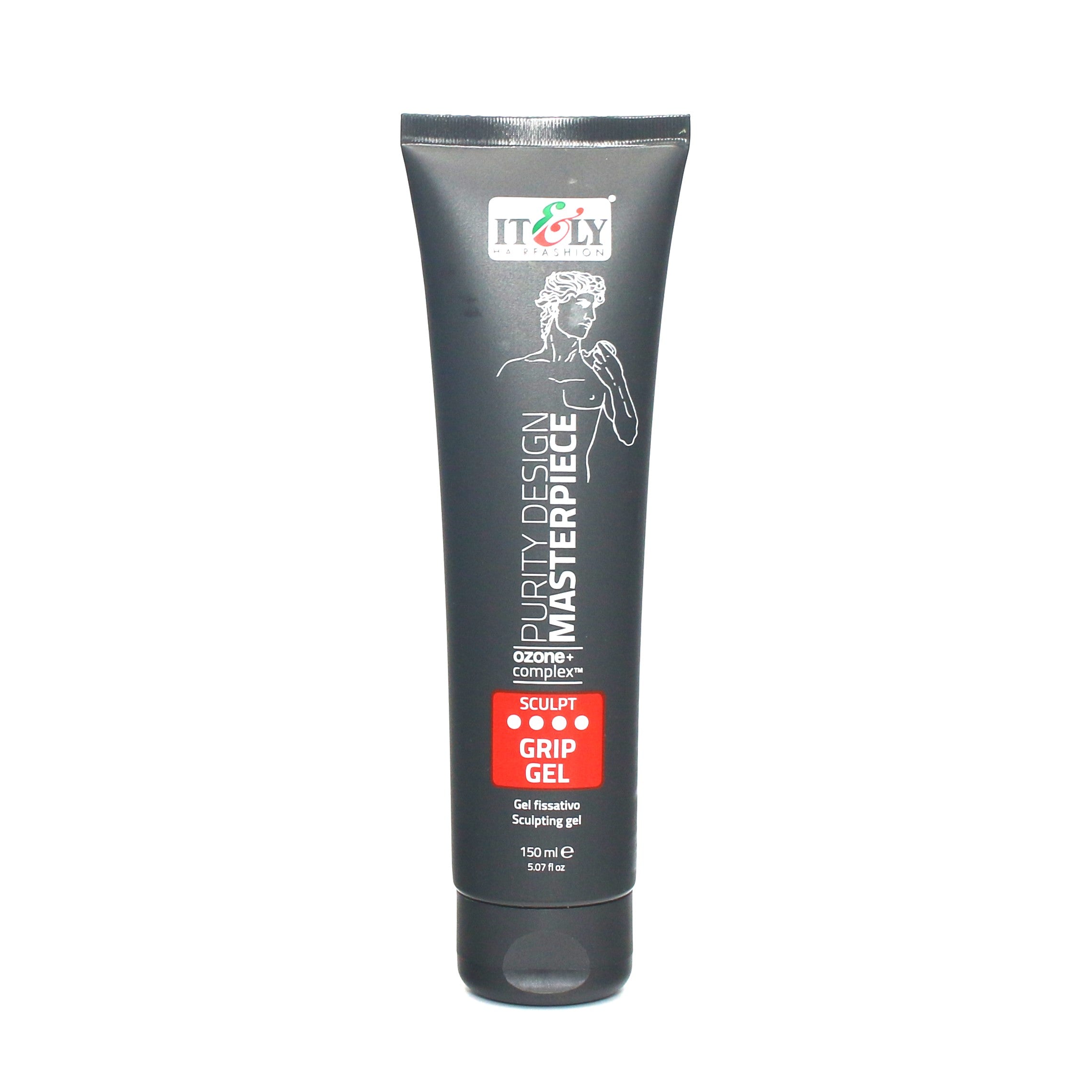 Italy Purity Design Masterpiece Grip Gel 5.07 oz - Non-Slip Hair Styling Gel for Strong Hold & Shine - Perfect for Salon-Quality Hairstyles at Home or Professional Use
