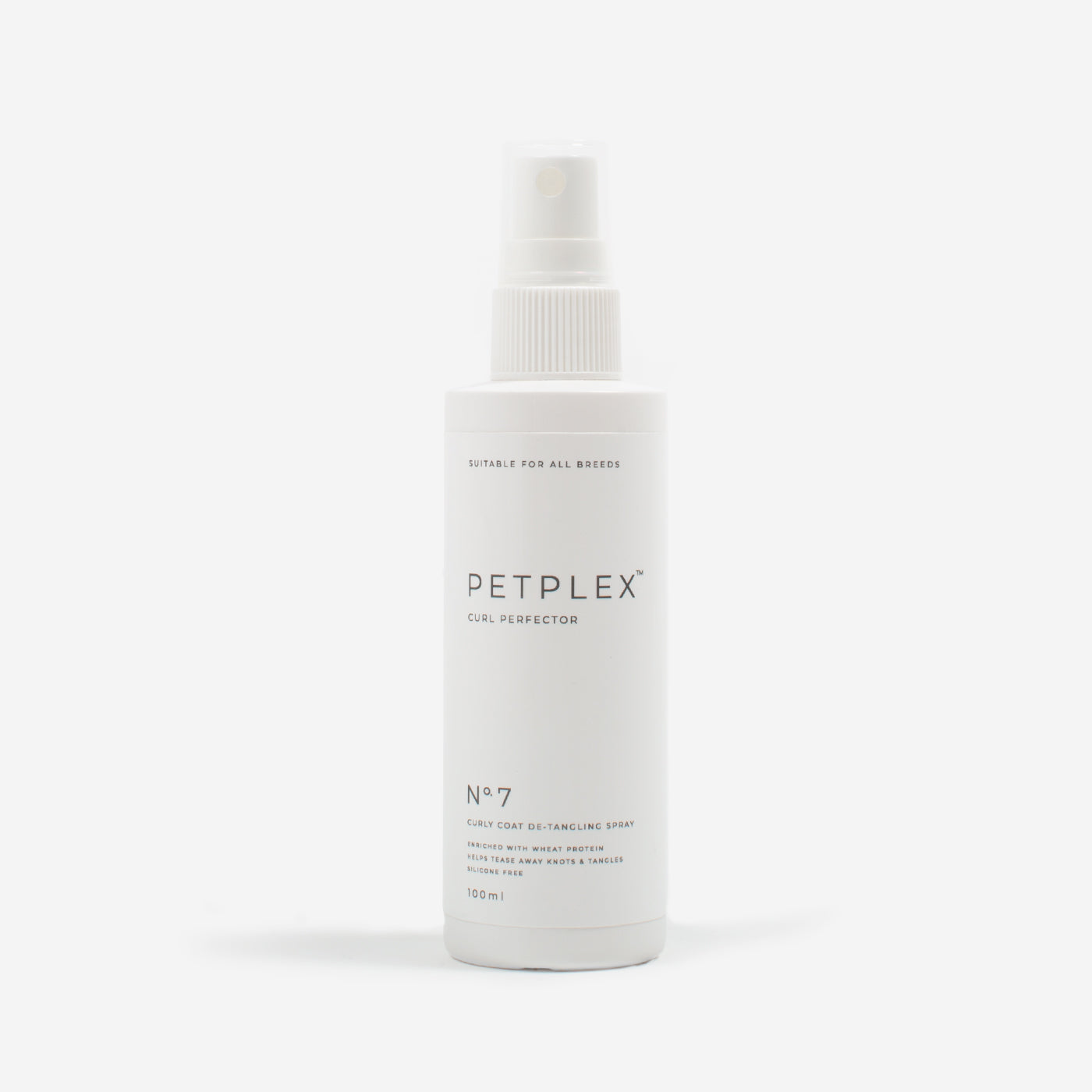PetPlex No. 7 Curl Perfector Detangling Spray 100ml - Leave-In Conditioner for Curly Hair - Tames Frizz & Enhances Curls - Perfect for Daily Hair Care & Styling