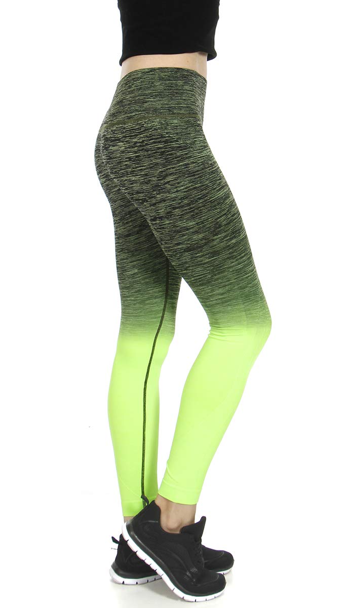 SERENITA High Waist Workout Leggings for Women - Compression Yoga Pants with Tummy Control - Gym Running Athletic Tights for Fitness, Yoga & Everyday Wear