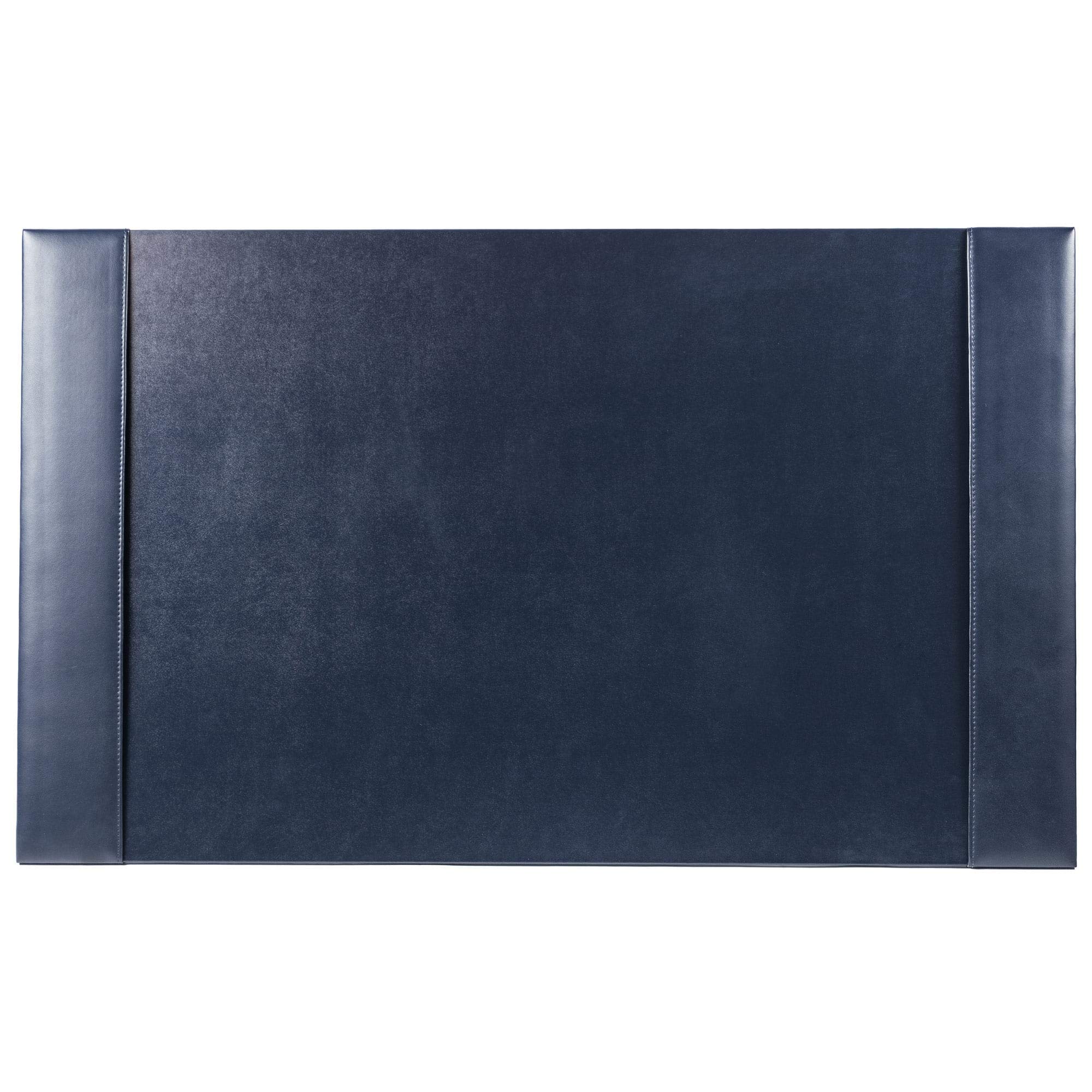 Premium DACASSO Bonded Leather Desk Blotter with Side Rails - 30