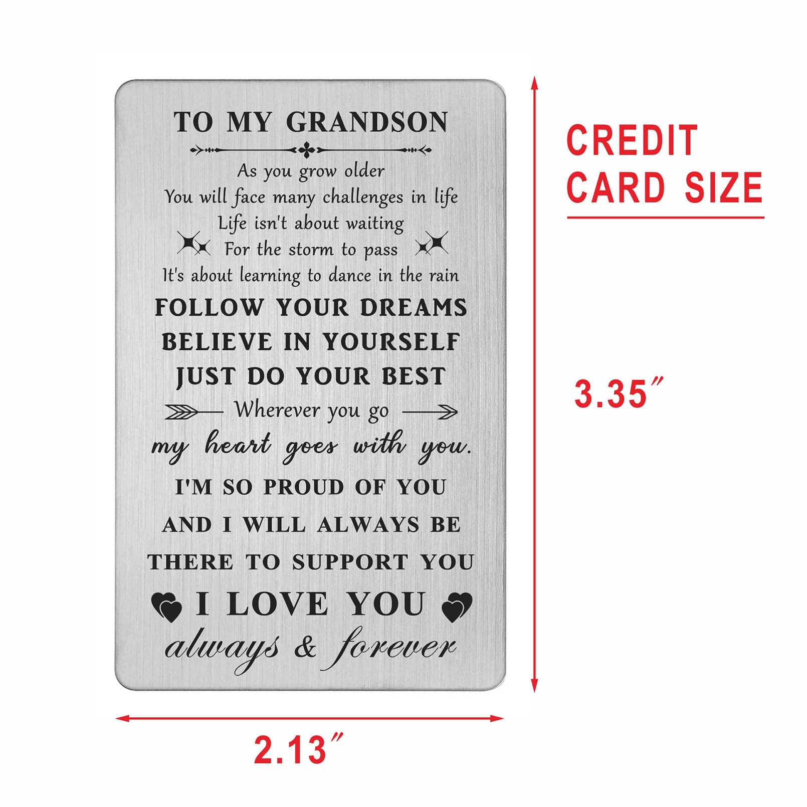 HYHYDHP Grandson Birthday Card from Grandma & Grandpa - Thoughtful Graduation & Father's Day Gift for Grandson - Perfect for Special Occasions & Family Celebrations