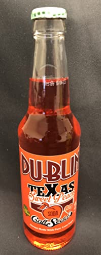 Dublin Texas Sweet Peach Craft Soda - 12 oz Cans (Pack of 12) | Refreshing Peach Flavored Soft Drink for Parties, BBQs & Summer Gatherings