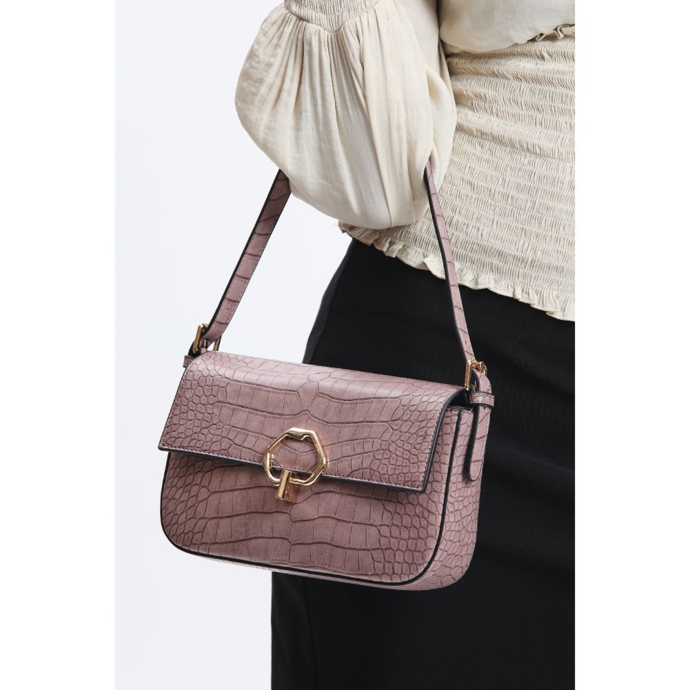 Ryerson Genuine Leather Crocodile Embossed Crossbody Bag for Women - Stylish & Durable Handbag for Daily Use, Work, Travel, and Special Occasions