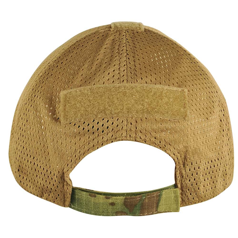 MEDALS OF AMERICA EST. 1976 Multicam Brown Military Mesh Back Operator Cap - Tactical Hat for Outdoor Activities, Hunting & Airsoft