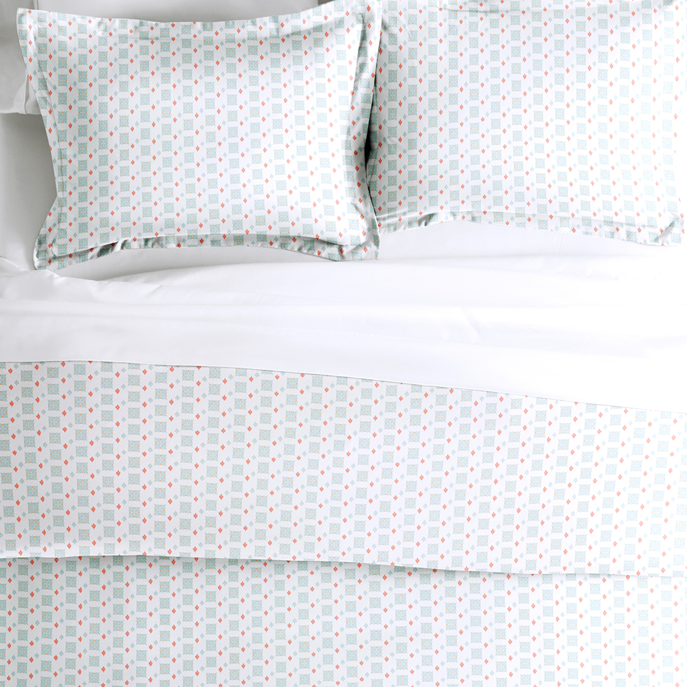 Blue Pattern 3-Piece Duvet Cover Set - Soft Bedding for Cozy Nights - Perfect for Master Bedroom & Guest Room Decor